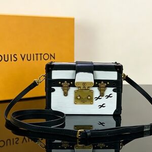 Louis Vuitton Petite Malle Birds Motif Epi White